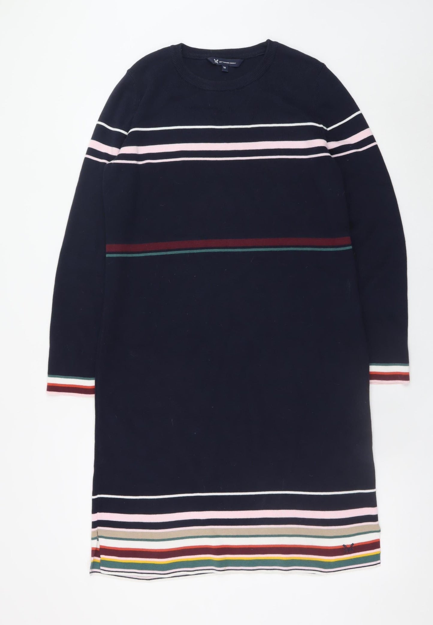 Womens UK Size 10 Crew Clothing Company Jumper Dress