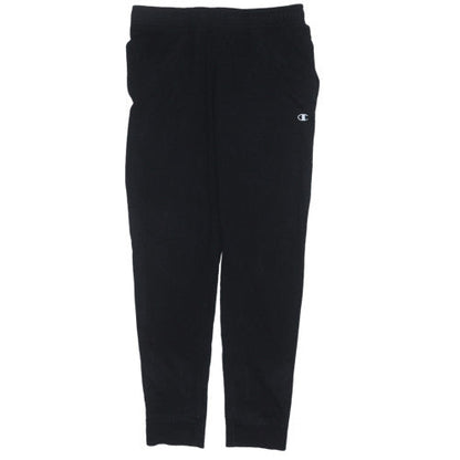 Mens UK Size M Champion Regular Fit Jogger Black Trousers