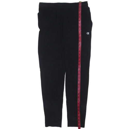 Mens UK Size M Champion Regular Fit Jogger Black Trousers