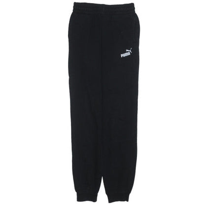 Boys UK Size 13-14 Years PUMA Regular Fit Jogger Black Trousers