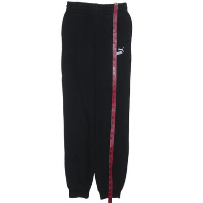 Boys UK Size 13-14 Years PUMA Regular Fit Jogger Black Trousers