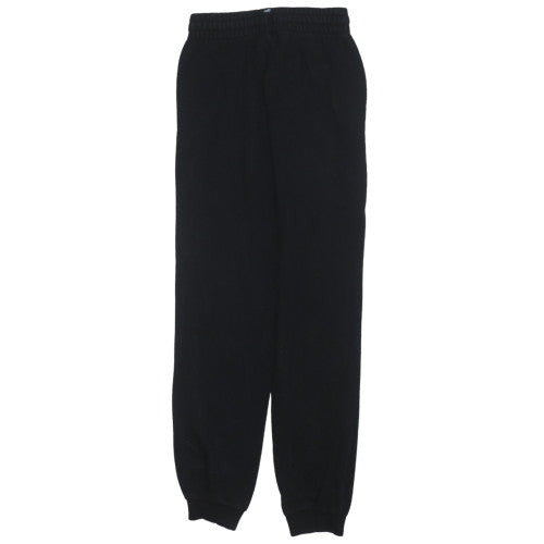 Boys UK Size 13-14 Years PUMA Regular Fit Jogger Black Trousers