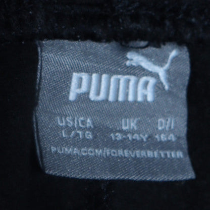 Boys UK Size 13-14 Years PUMA Regular Fit Jogger Black Trousers