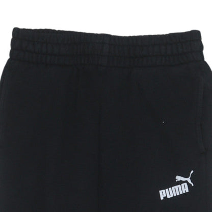 Boys UK Size 13-14 Years PUMA Regular Fit Jogger Black Trousers