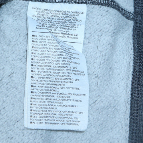 Mens UK Size S Nike Grey Pullover Hoodie