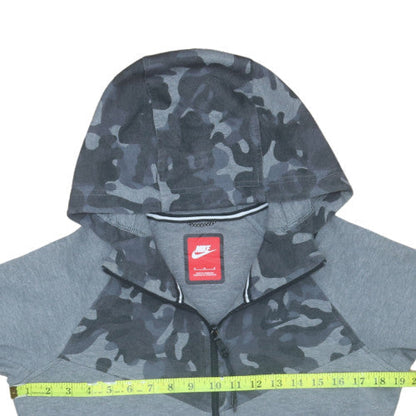 Mens UK Size M Nike Grey Full Zip Hoodie