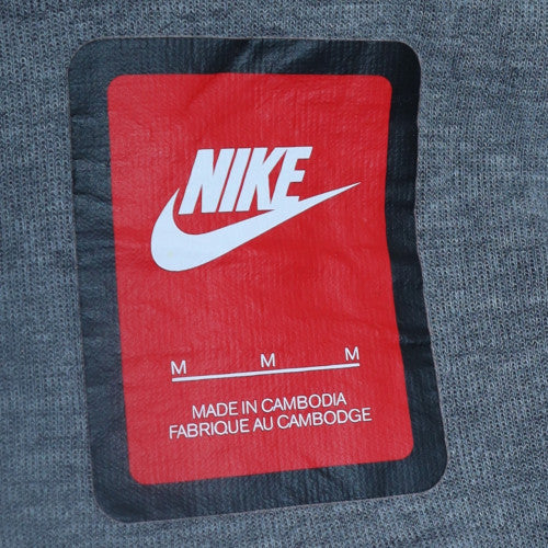 Mens UK Size M Nike Grey Full Zip Hoodie