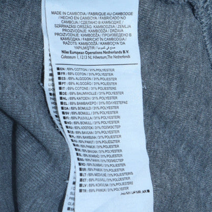 Mens UK Size M Nike Grey Full Zip Hoodie