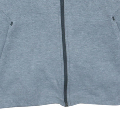 Mens UK Size M Nike Grey Full Zip Hoodie
