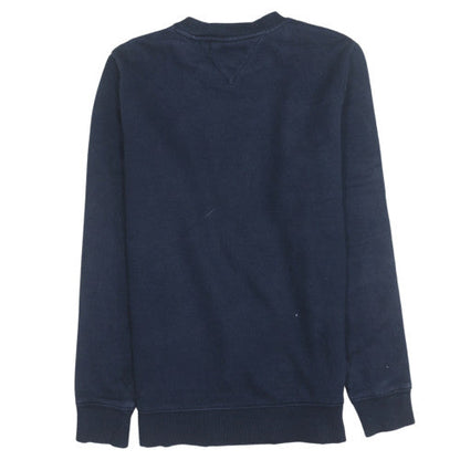 Mens UK Size S Tommy Jeans Blue Pullover Sweatshirt