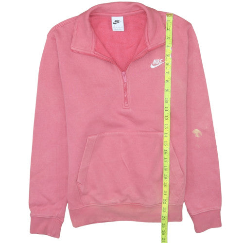 Womens UK Size XS Nike Pink Pullover Sweatshirt