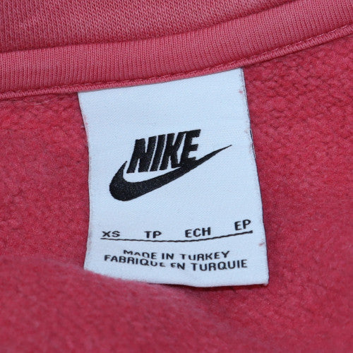Womens UK Size XS Nike Pink Pullover Sweatshirt