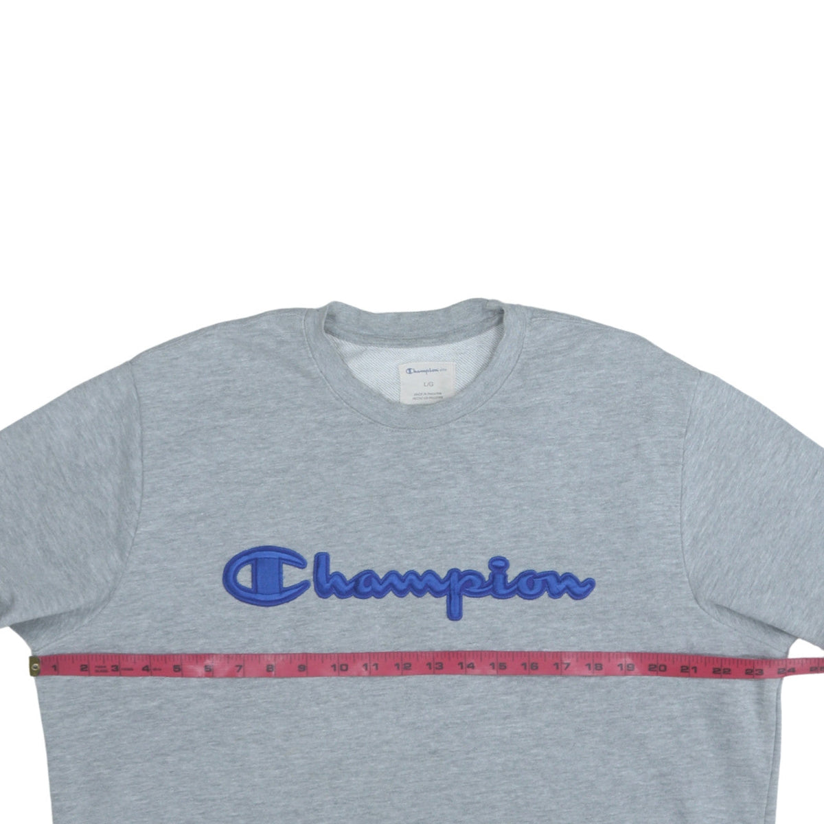 Mens UK Size L Champion Grey Pullover Sweatshirt