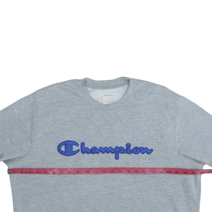 Mens UK Size L Champion Grey Pullover Sweatshirt