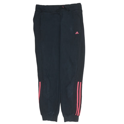 Womens UK Size 12-14 adidas Regular Fit Jogger Black Trousers