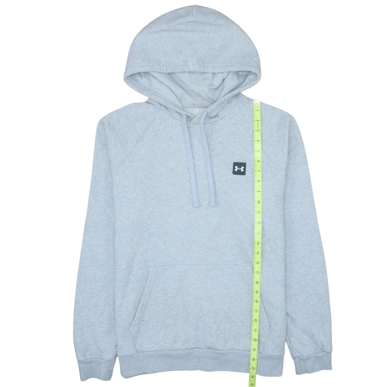 Mens UK Size L Under armour Grey Pullover Hoodie