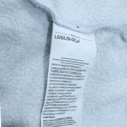 Mens UK Size L Under armour Grey Pullover Hoodie