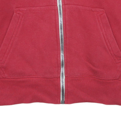 Converse Boys Red Full Zip Hoodie XL 13-15 Years Logo Fleece Sweatshirt