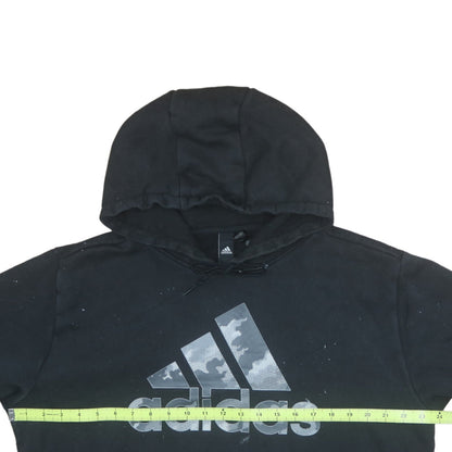 Mens UK Size L adidas Black Pullover Hoodie