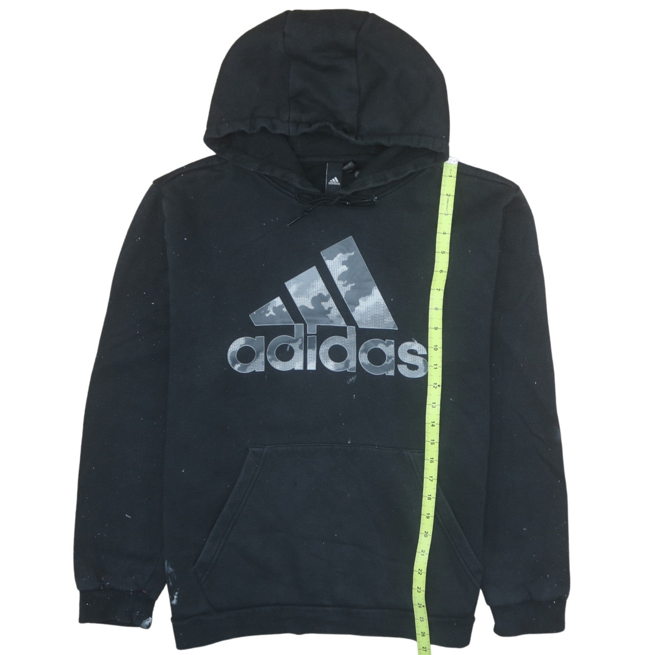 Mens UK Size L adidas Black Pullover Hoodie