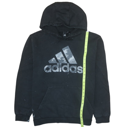 Mens UK Size L adidas Black Pullover Hoodie