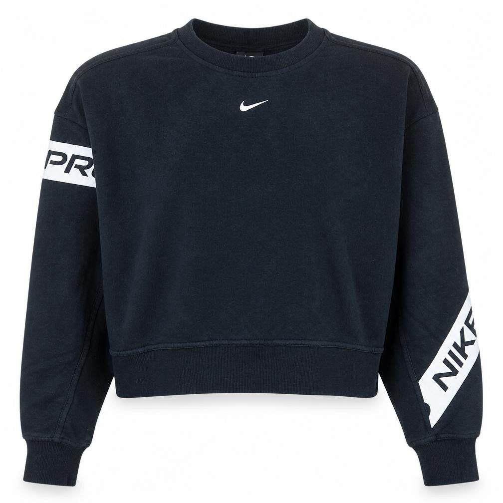 Womens UK Size S Nike Black Pullover Sweatshirt