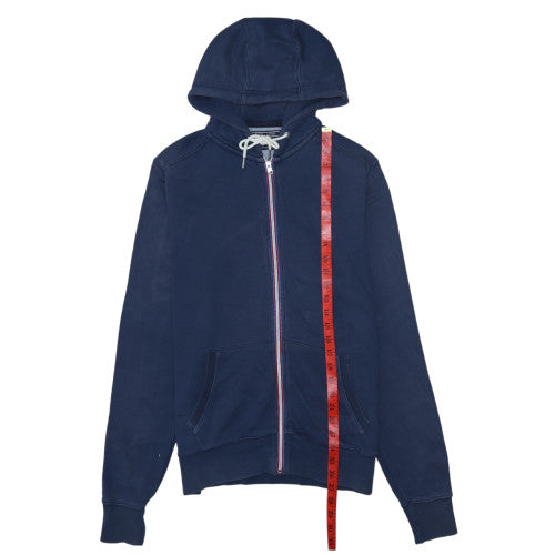Mens UK Size M Tommy Hilfiger Blue Full Zip Hoodie
