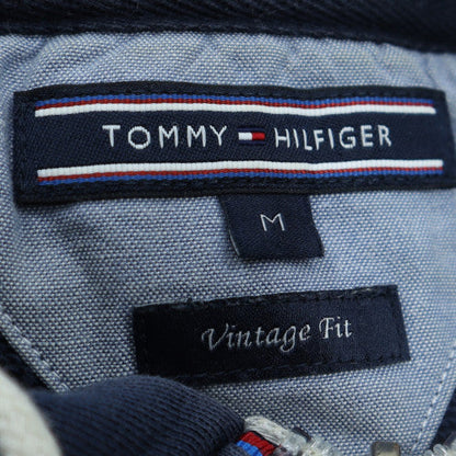Mens UK Size M Tommy Hilfiger Blue Full Zip Hoodie
