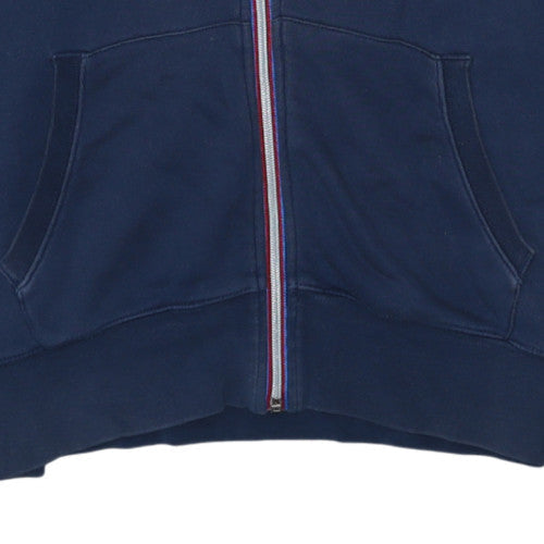 Mens UK Size M Tommy Hilfiger Blue Full Zip Hoodie