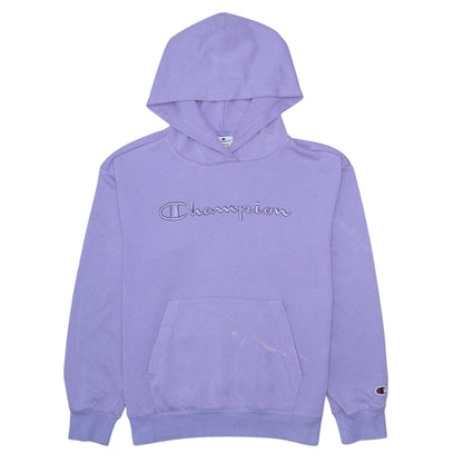 Womens UK Size M Champion Purple Pullover Hoodie