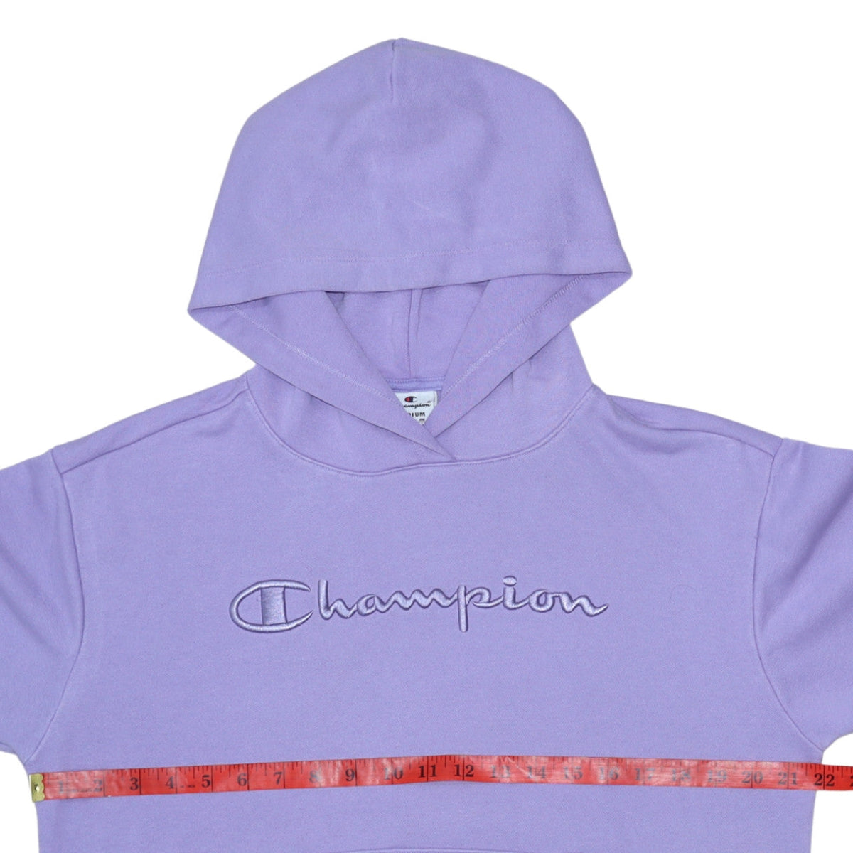 Womens UK Size M Champion Purple Pullover Hoodie