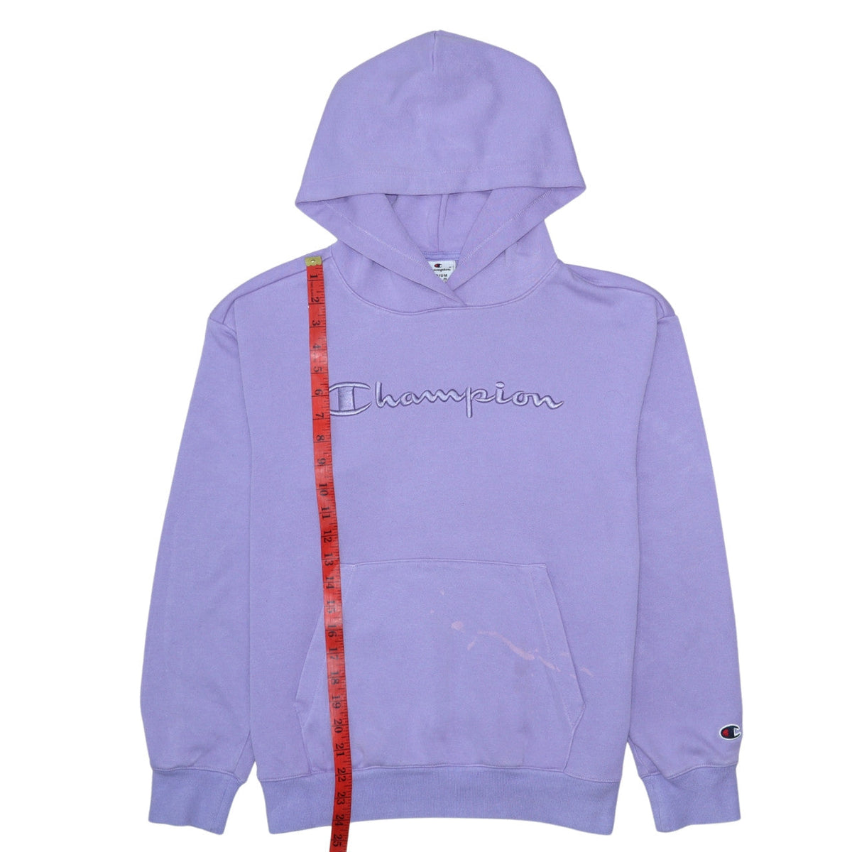 Womens UK Size M Champion Purple Pullover Hoodie