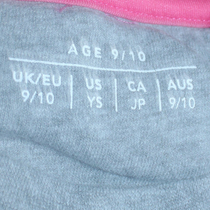 O'Neills Girls Grey Pullover Sweatshirt 9-10 Years Logo Crew Neck