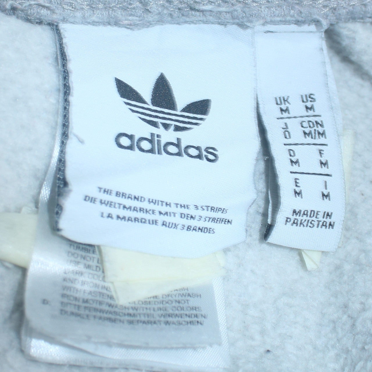 Mens UK Size M adidas Regular Fit Jogger Grey Trousers