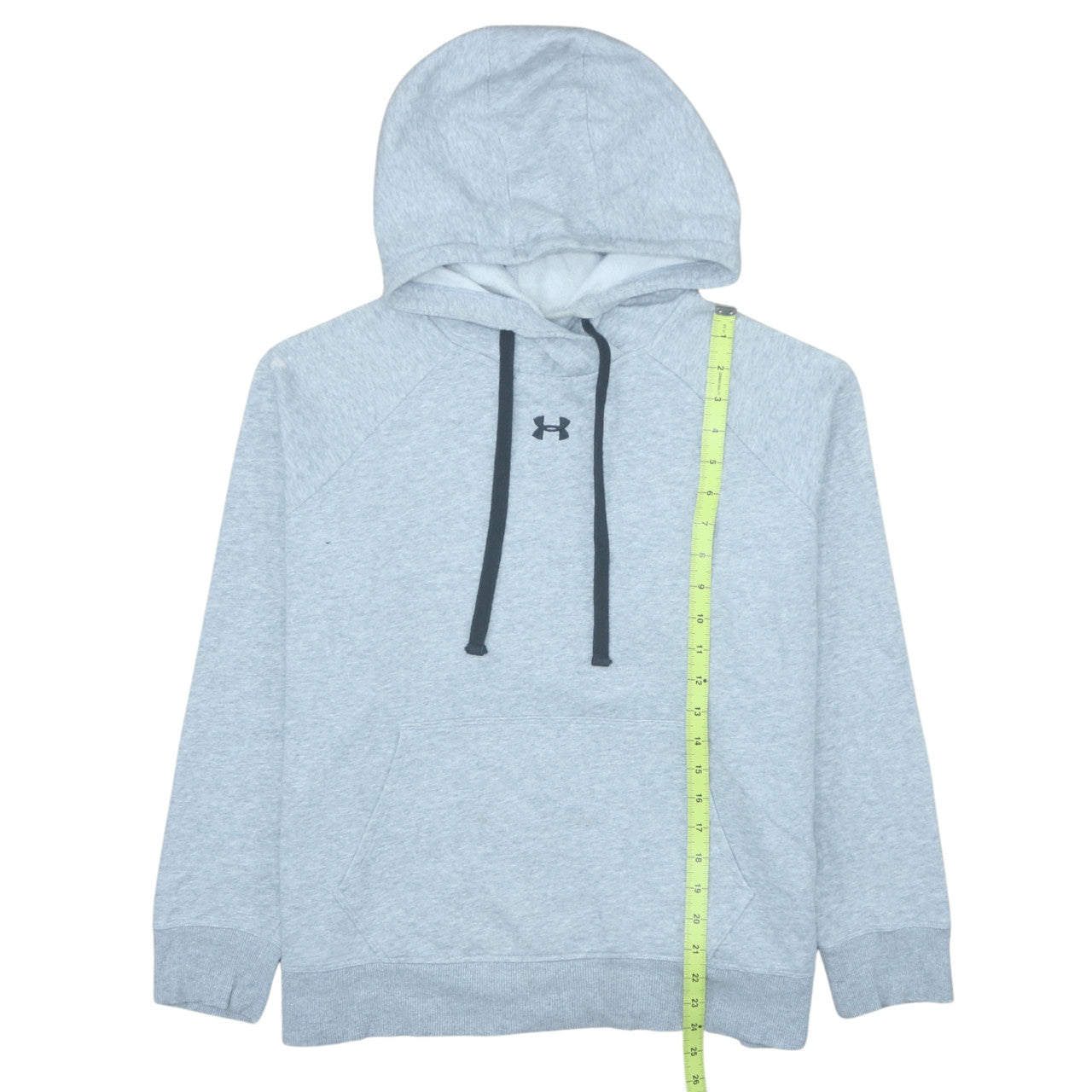 Mens UK Size L Under armour Grey Pullover Hoodie