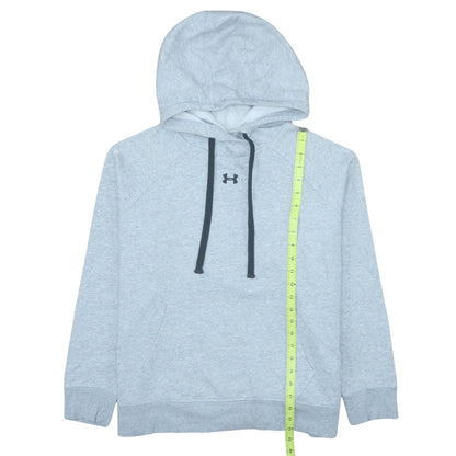 Mens UK Size L Under armour Grey Pullover Hoodie