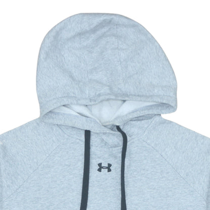 Mens UK Size L Under armour Grey Pullover Hoodie