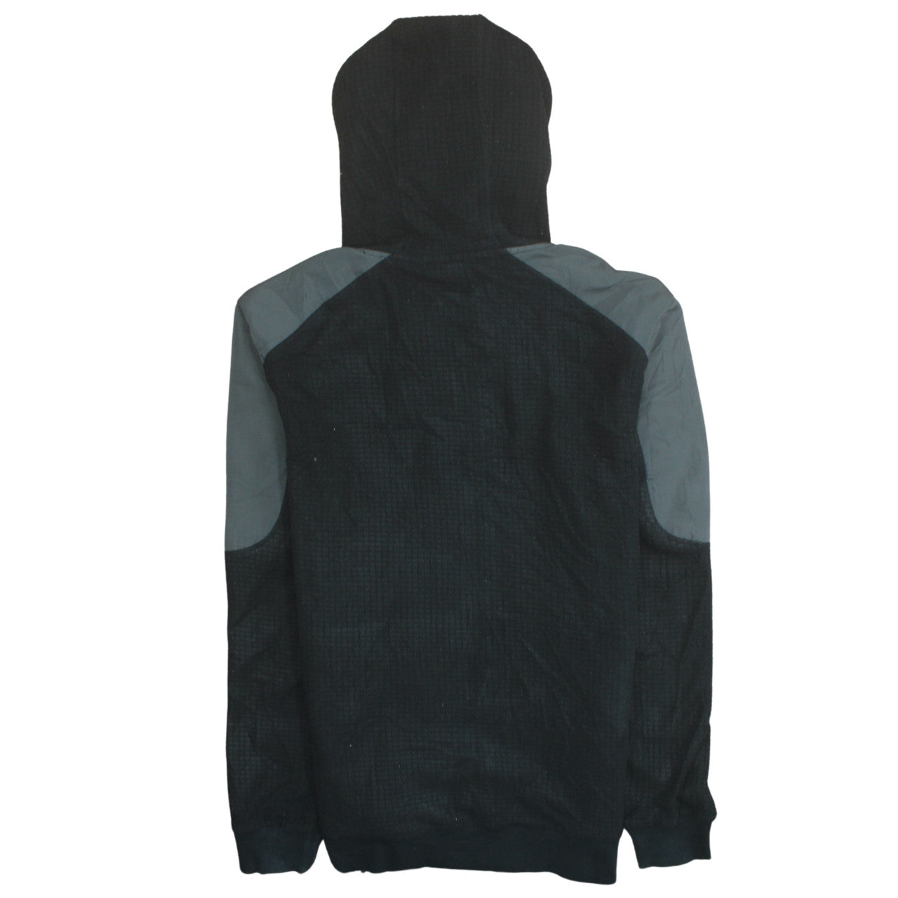 Mens UK Size M Weird Fish Black Full Zip Hoodie