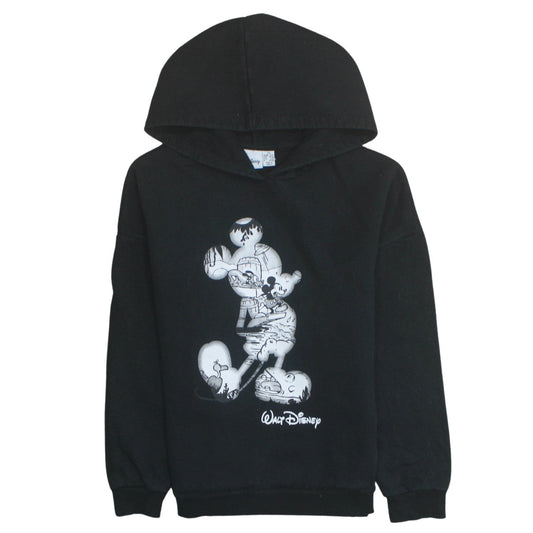 Womens UK Size XS Disney Black Pullover Hoodie
