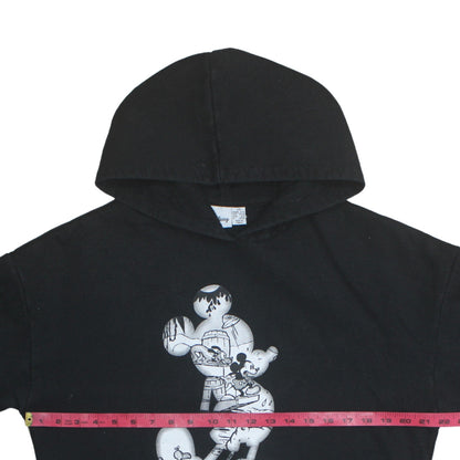 Womens UK Size XS Disney Black Pullover Hoodie