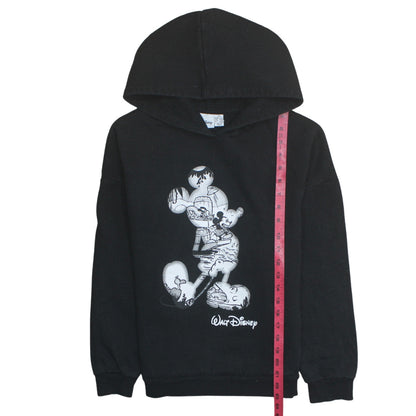 Womens UK Size XS Disney Black Pullover Hoodie