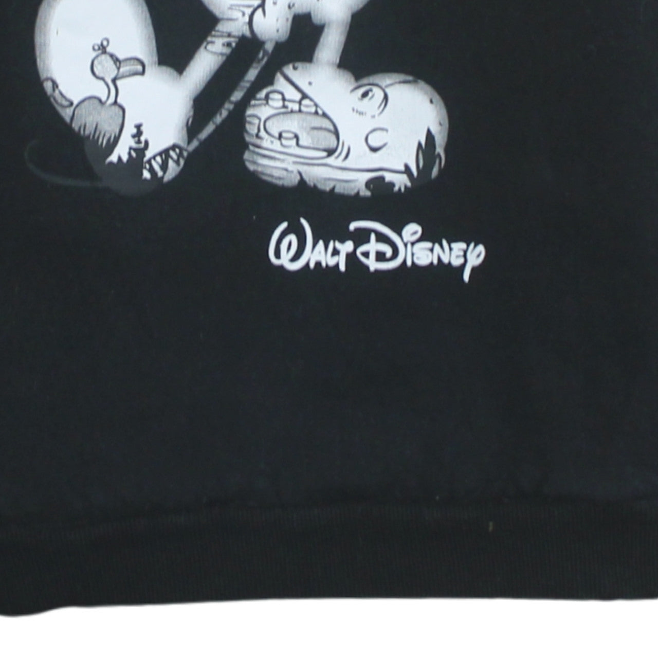 Womens UK Size XS Disney Black Pullover Hoodie