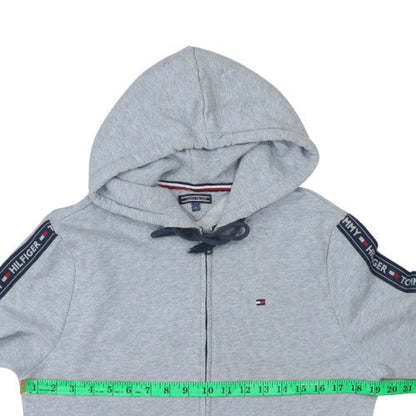 Mens UK Size M Tommy Hilfiger Grey Full Zip Hoodie