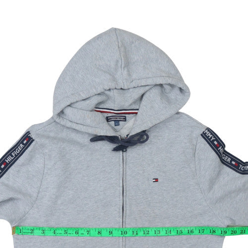 Mens UK Size M Tommy Hilfiger Grey Full Zip Hoodie