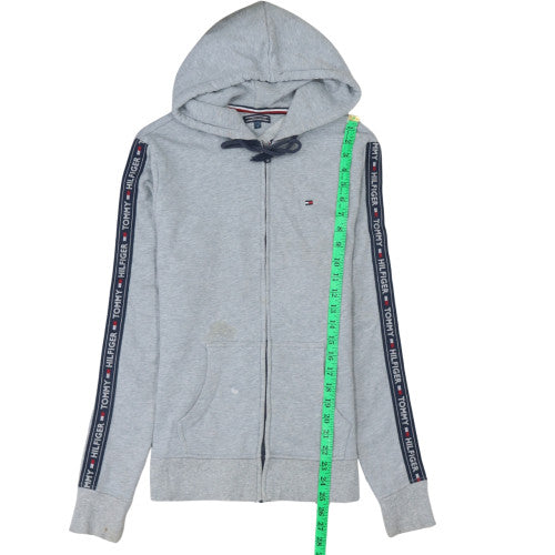 Mens UK Size M Tommy Hilfiger Grey Full Zip Hoodie
