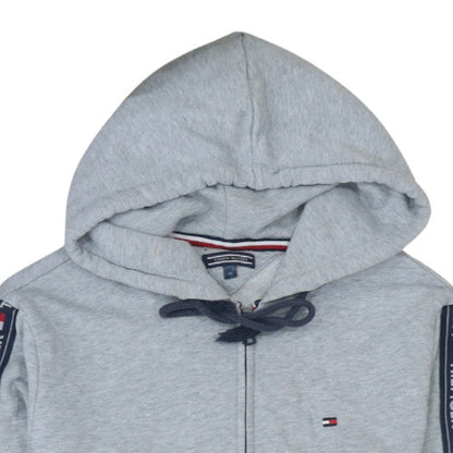 Mens UK Size M Tommy Hilfiger Grey Full Zip Hoodie