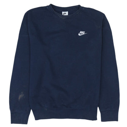 Mens UK Size S Nike Blue Pullover Sweatshirt
