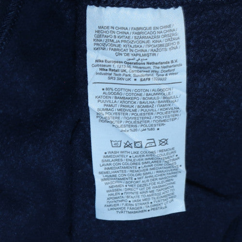 Mens UK Size S Nike Blue Pullover Sweatshirt