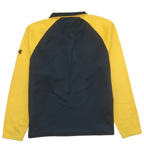 Mens UK Size M Under armour Black 1/4 Zip Sweatshirt