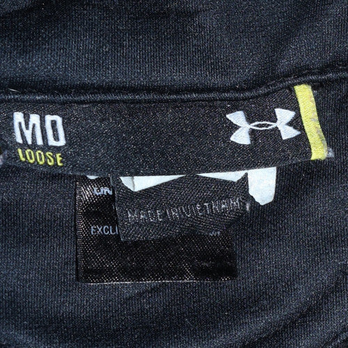 Mens UK Size M Under armour Black 1/4 Zip Sweatshirt